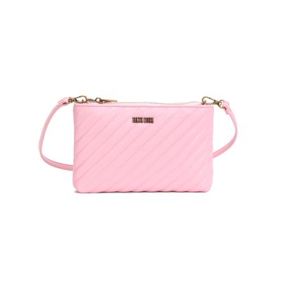 Bolsa Pequena Soft Rosa Cotton Alça Transversal