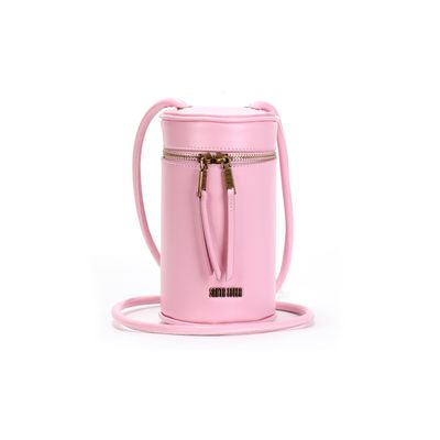 Bolsa Tube Bag Soft Rosa Cotton Alça Transversal