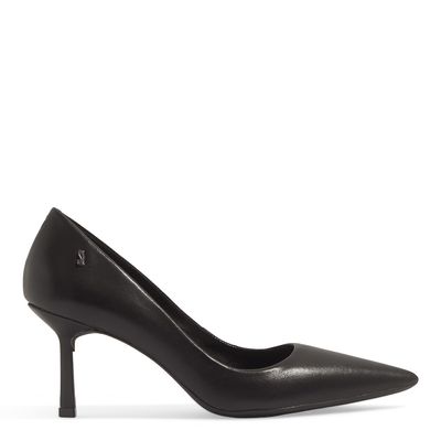 SCARPIN COURO PELICA PREMIUM PRETO