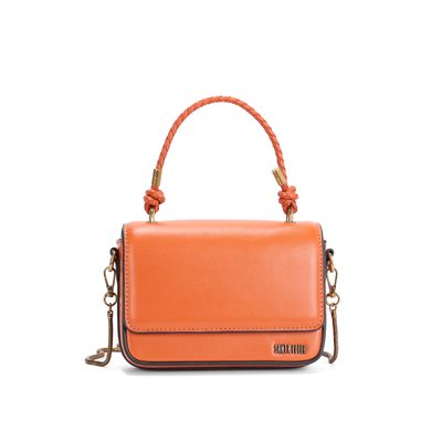 Bolsa Soft Laranja Caju Alça Transversal