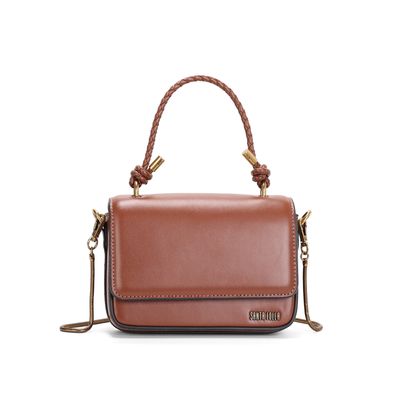 Bolsa Soft  Marrom Alça Transversal