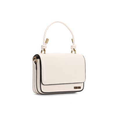 Bolsa Soft  Off White Alça Transversal