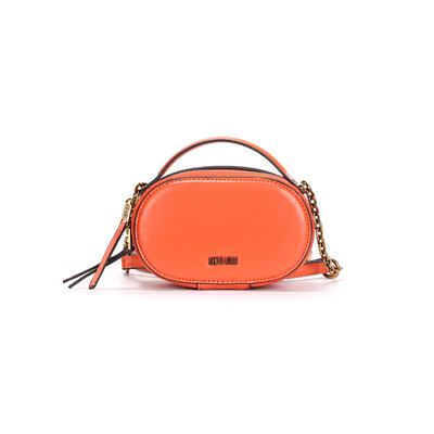 Bolsa Pequena Soft Laranja Caju Duas Alças