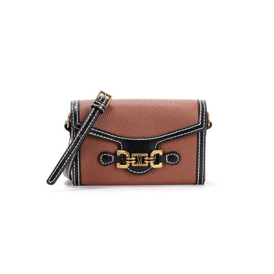 Bolsa Pequena Floater Marrom Alça Transversal
