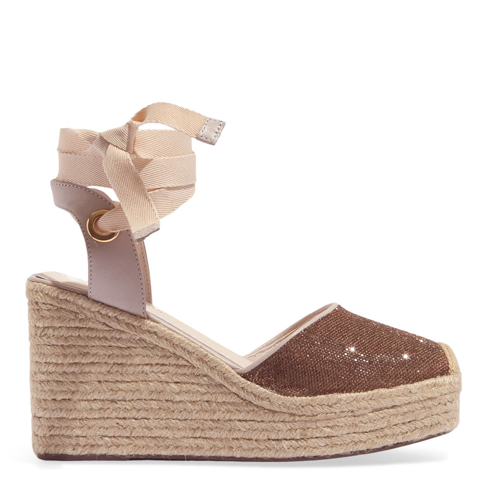 Salto Anabela Espadrille Espadrille Outlet Vizzano Preta 2025