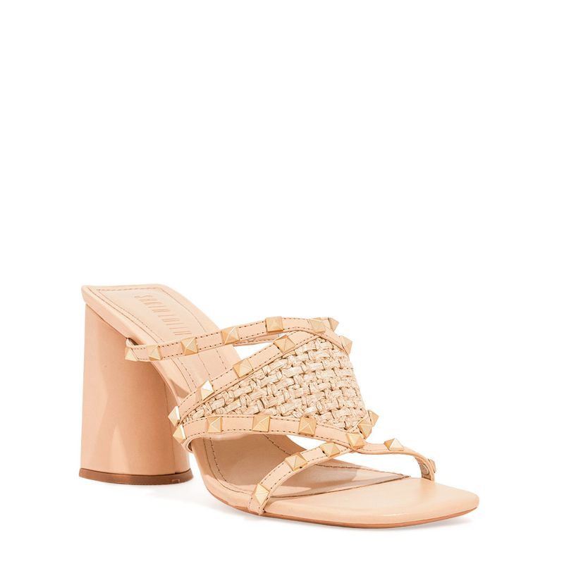 Mule Caramelo Anis Salto Baixo Suede - Sapatos, Bolsas
