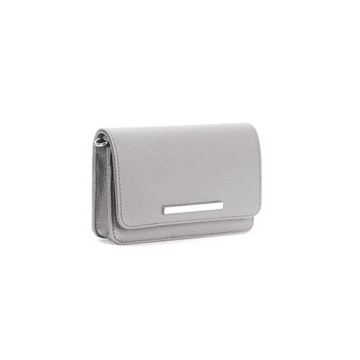 Bolsa Pequena Floater Cinza Alça Transversal