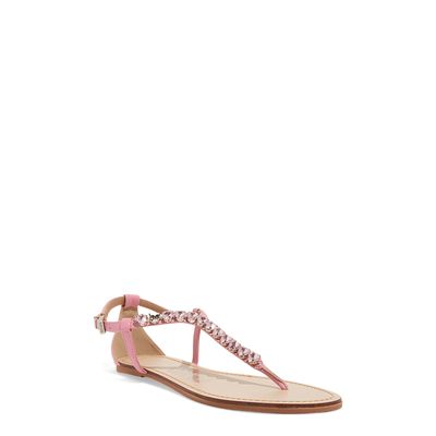 Rasteira Napa Soft Rosa Pedraria