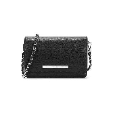 Bolsa Pequena Floater Preta Alça Transversal