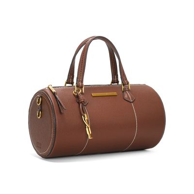 Bolsa Cilindro Floater Marrom Safari Pesponto