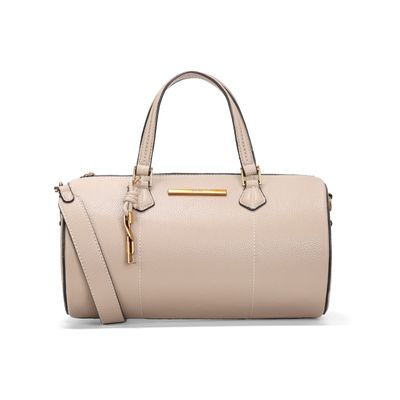 Bolsa Cilindro Floater Bege Pesponto