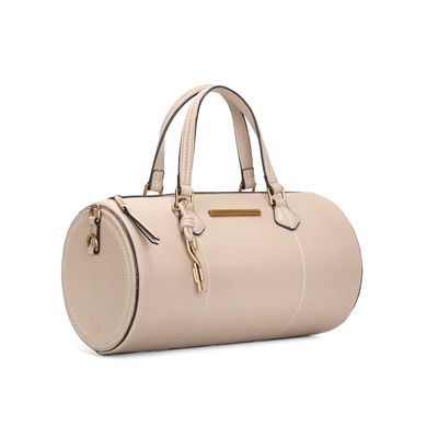 Bolsa Cilindro Floater Bege Pesponto