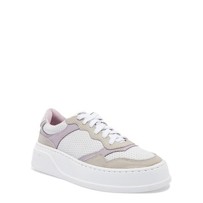 Tênis Couro Confort Branco Multicolor