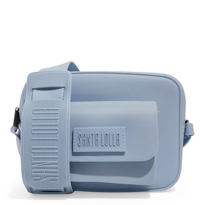 Bolsa Camera Bag Borracha Azul Gelatto