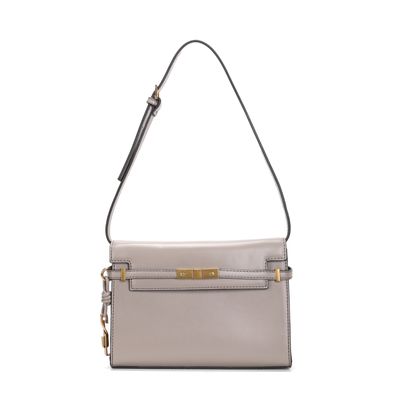 Bolsa Baguete Soft Cinza Alça De Ombro
