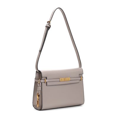 Bolsa Baguete Soft Cinza Alça De Ombro