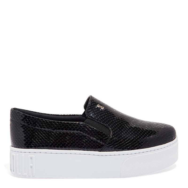 Fashion slip on santa lolla glitter preto