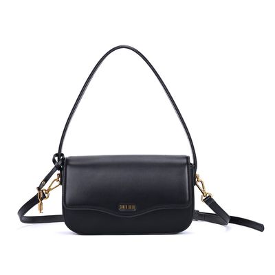 Bolsa Baguete Preta Soft Alça Transversal