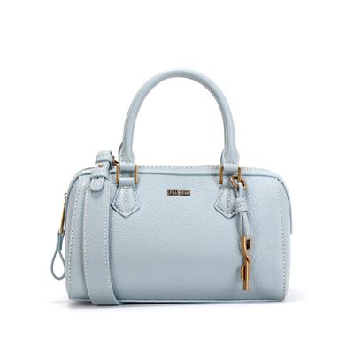 Bolsa Média Estruturada Floater Azul Gelatto Alça De Ombro