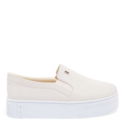 Tênis Slip On Plataforma Salamanca Off White