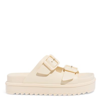 Papete Flatform Borracha Off White