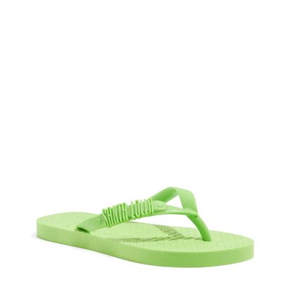Chinelo Flip Flop Borracha Verde Limão