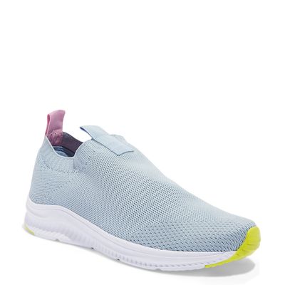 Tênis Slip On Knit Azul Gelatto