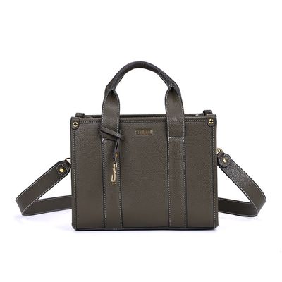 Bolsa Tote Estruturada Floater Verde Militar