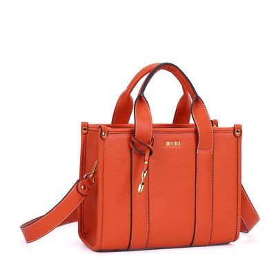 Bolsa Tote Estruturada Floater Laranja Caju