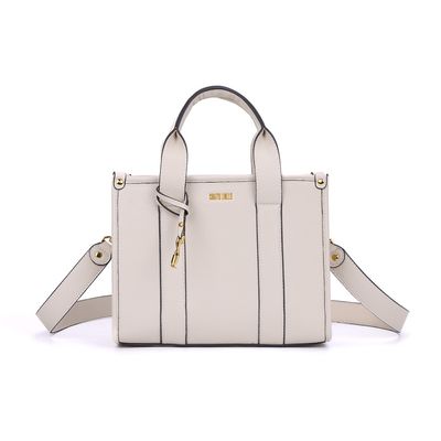 Bolsa Tote Estruturada Floater Off White