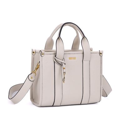 Bolsa Tote Estruturada Floater Off White