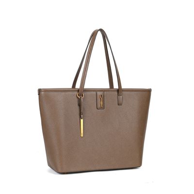 Bolsa shopper grande floater marrom taupe