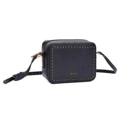 Bolsa Pequena Floater Preta Alça Transversal