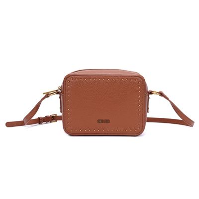 Bolsa Pequena Floater Marrom Safari Alça Transversal