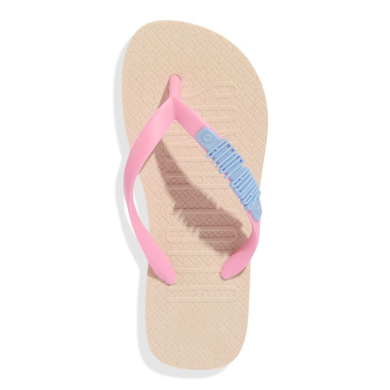 Chinelo Flip Flop Borracha Off White - Santa Lolla