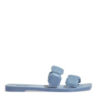 Rasteira Borracha Azul Gelatto