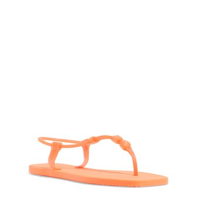 Rasteira Borracha Laranja
