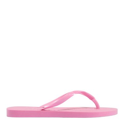 Chinelo Flip Flop Borracha Rosa Chiclete