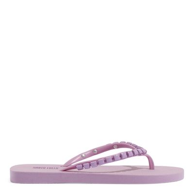Chinelo Flip Flop Borracha Lilás