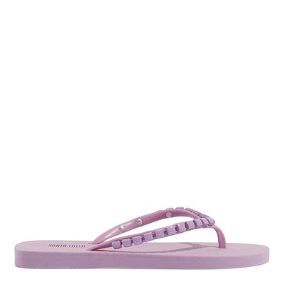 Flip flop borracha lilas lupine