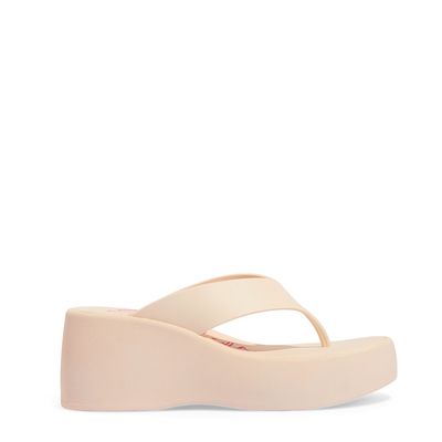 Sandália Plataforma De Dedo Borracha Off White