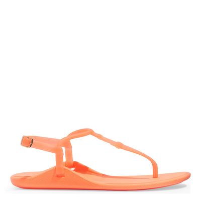 Rasteira Borracha Laranja