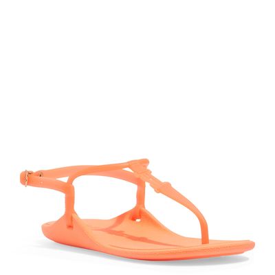 Rasteira Borracha Laranja