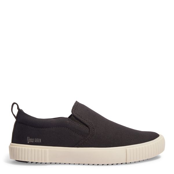 Tênis Slip On Masculino Lona Canelada Preto