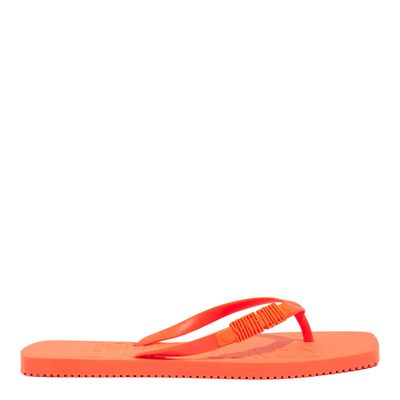 Chinelo Flip Flop Borracha Laranja Neon