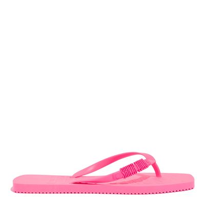 Chinelo Flip Flop Borracha Rosa