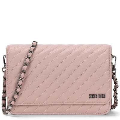 Bolsa Pequena Material Floater Rosa Ballet Alça Transversal