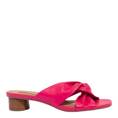 Mule Couro Nobre Soft Rosa Pink