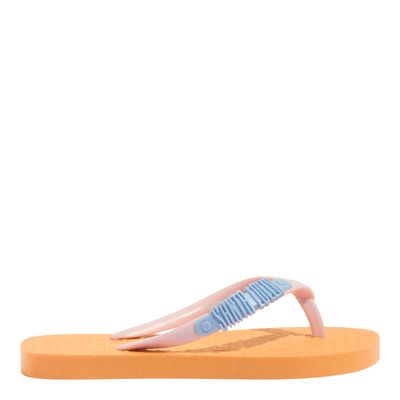 Chinelo Flip Flop Borracha Laranja