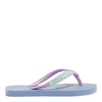 Chinelo Flip Flop Borracha Azul Gelatto